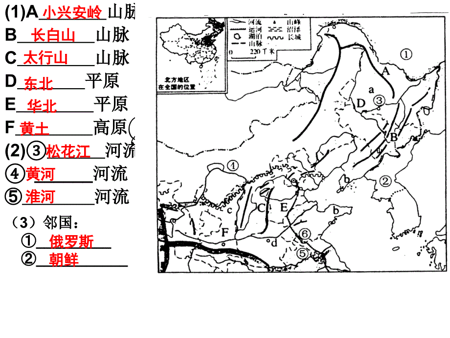 人教版八年级地理下册读图总复习课件(共39)_第1页