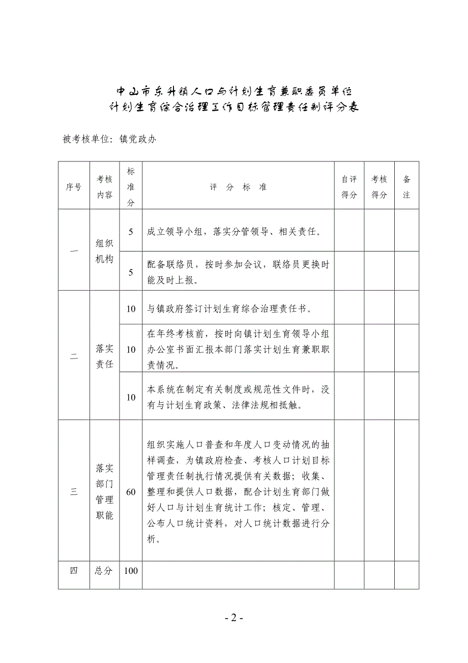 中山市东升镇人口与计划生育兼职委员单位_第2页