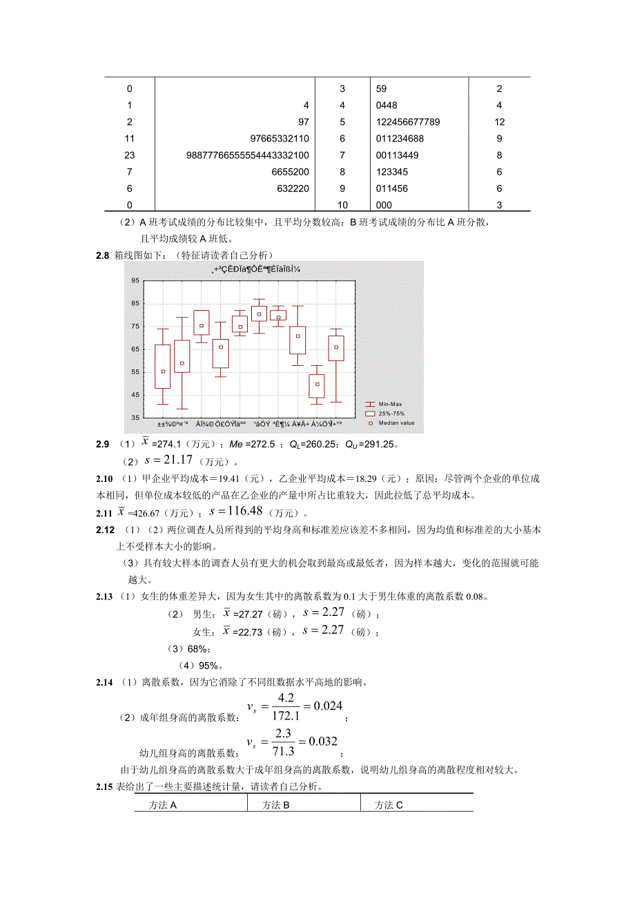 袁统计学 概率习题答案_第3页