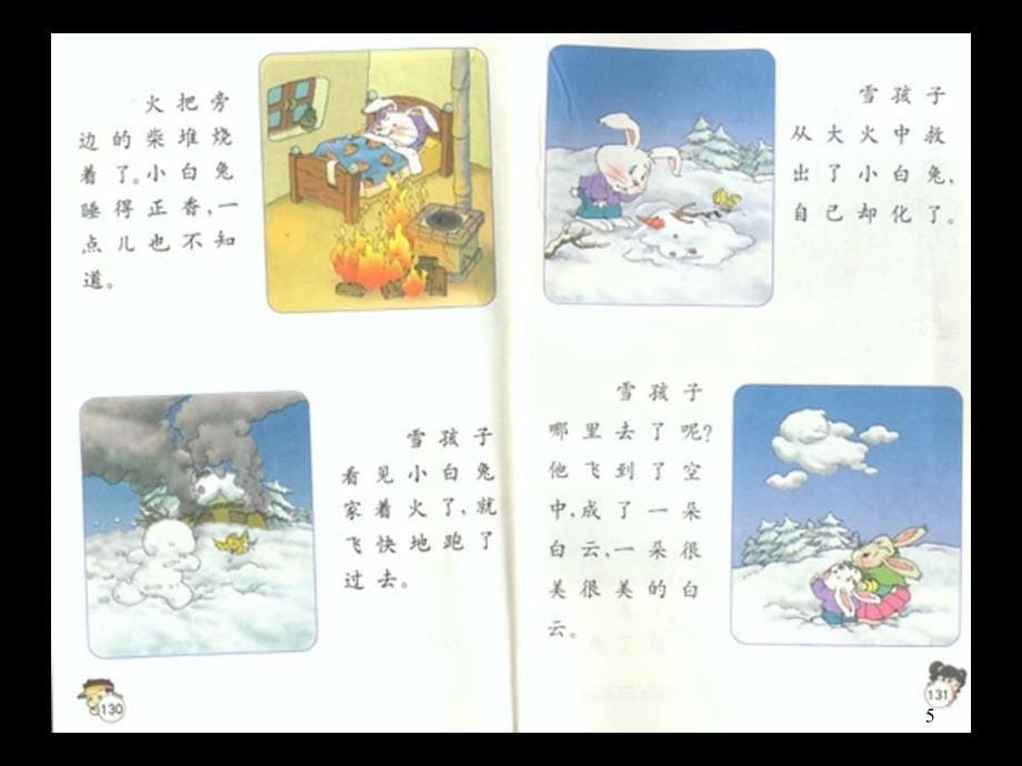 小学一年级上册语文第十九课_雪孩子_PPT课件2_第5页