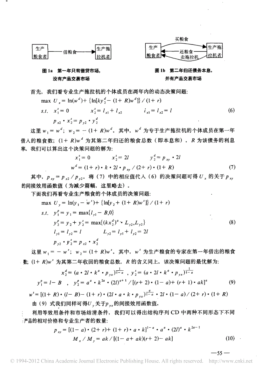 关于分工、专业化和借贷利率的一般均衡分析_第4页