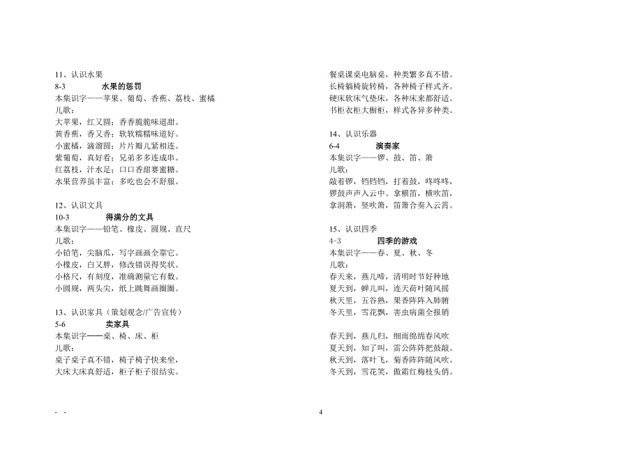 (美极数码)识字不用教施教计划_第4页