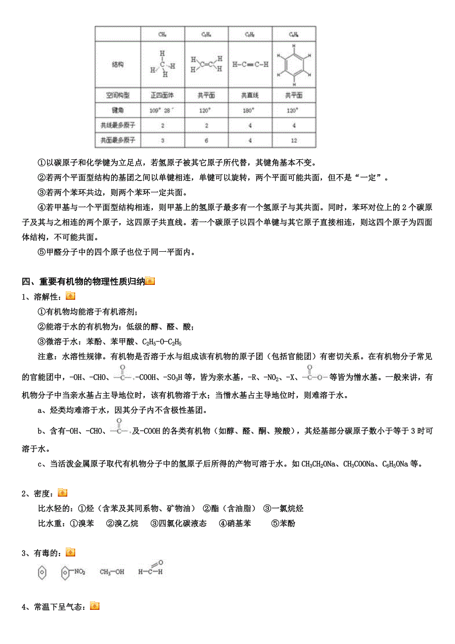 高考冲刺六：有机化学专题_第3页