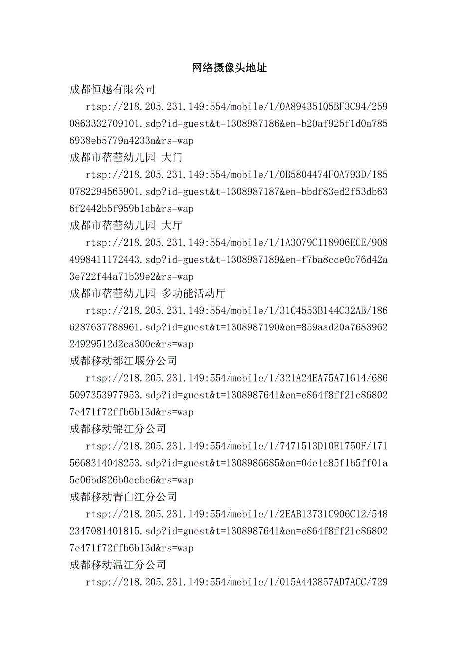 网络摄像头地址_第1页