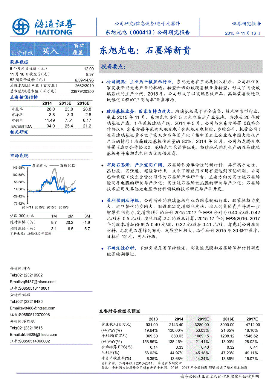 东旭光电石墨烯新贵_第1页