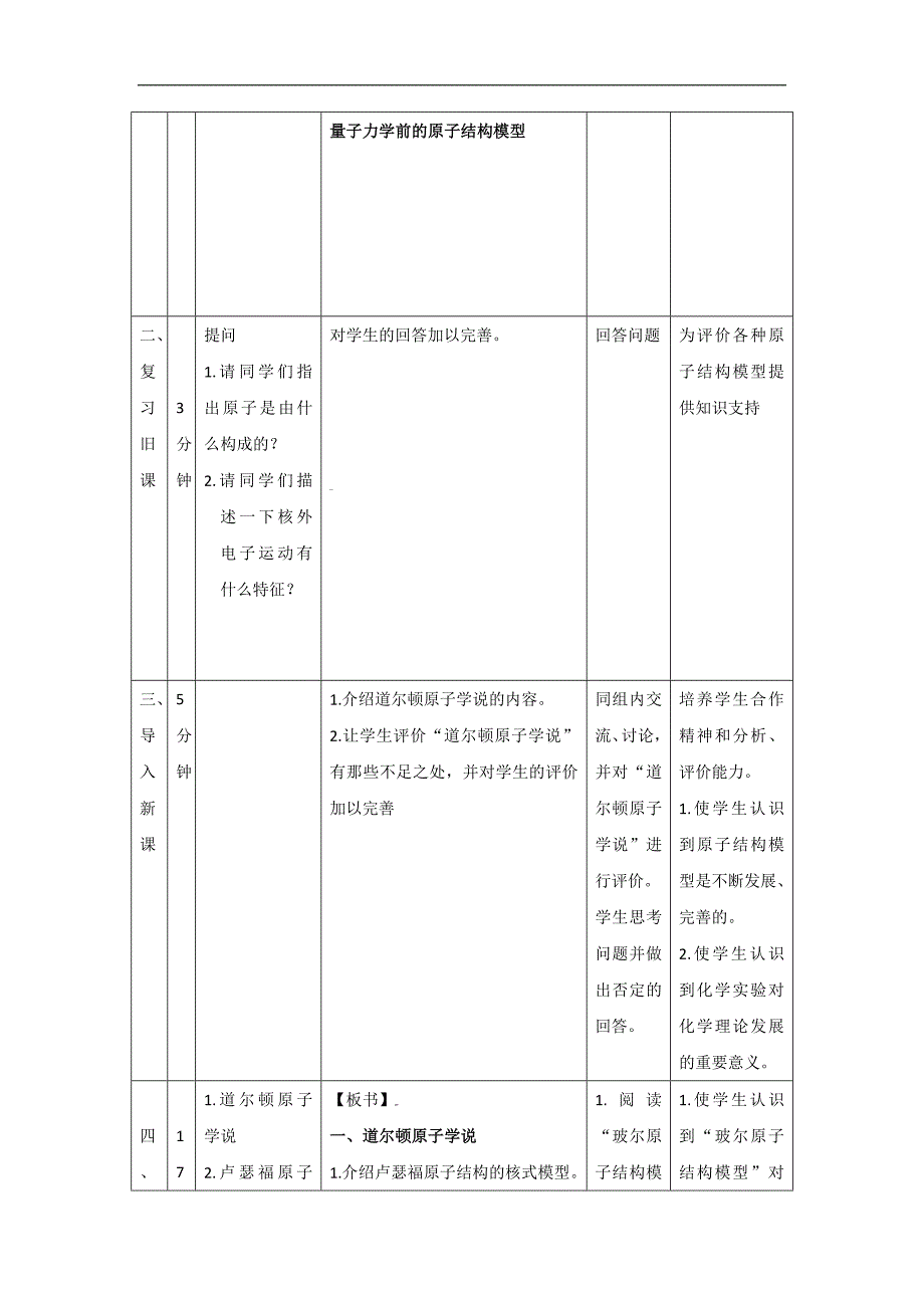 高中化学 物质结构与性质全册教案 鲁科版必修3_第2页