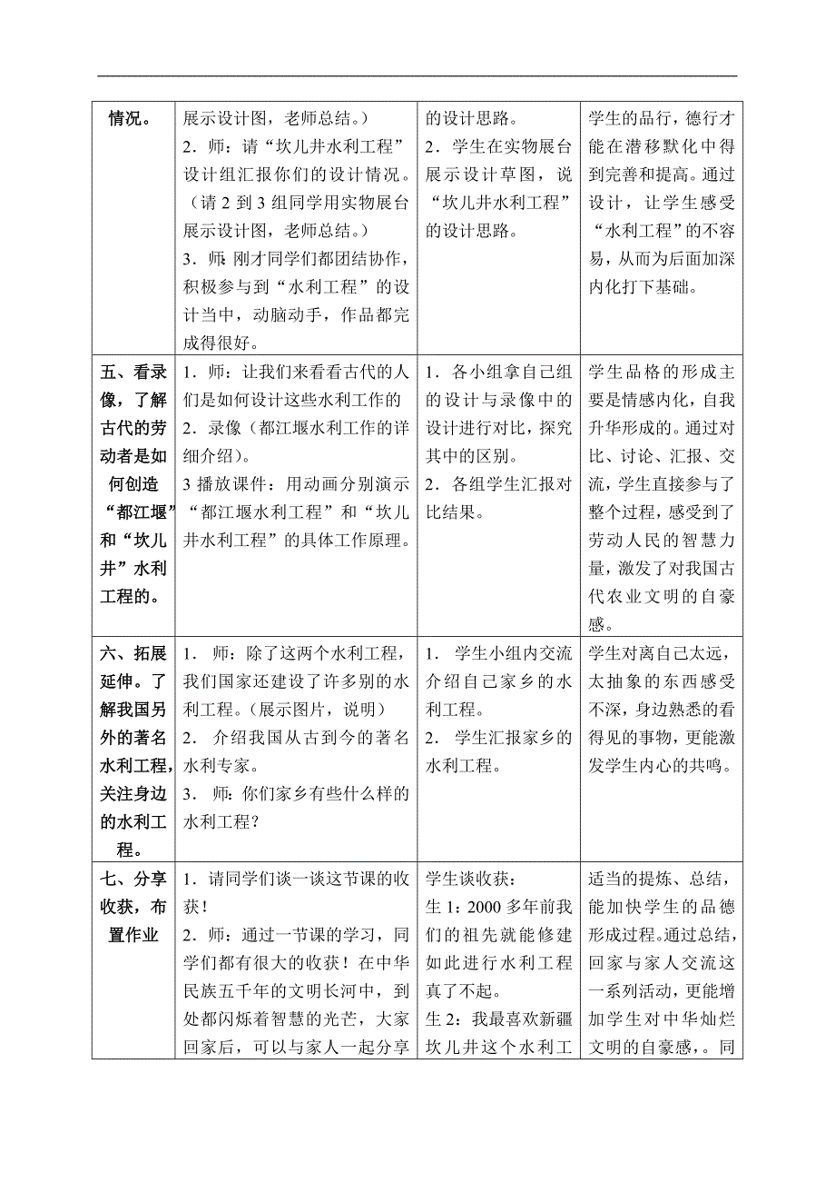 （北师大版）四年级品德与社会下册教案 在希望的田野上-劳动者的创造 1_第3页