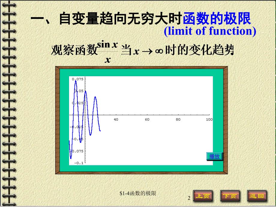 高等数学课件函数的极限_第2页