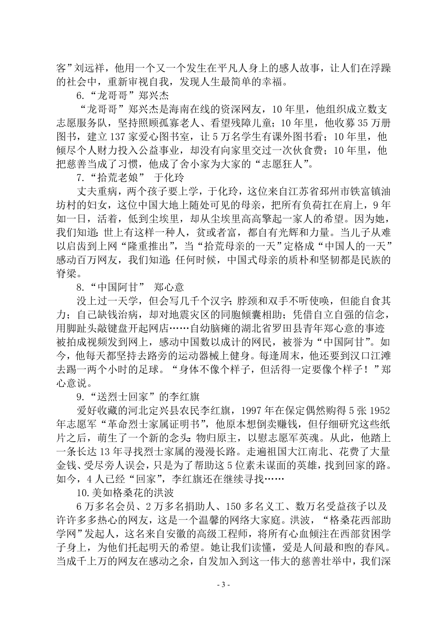 2014届高中作文素材集锦(潘志敏)_第3页