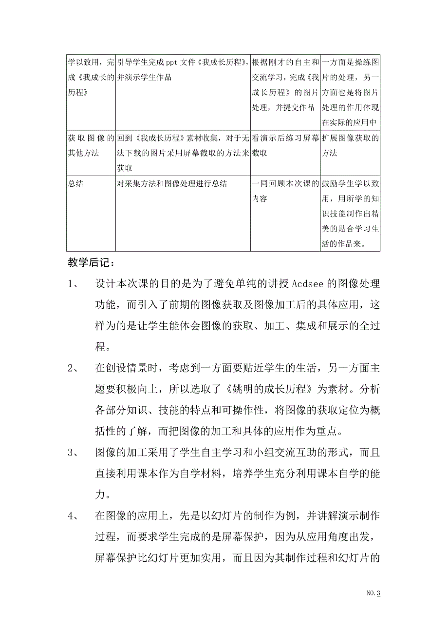 《图像的采集和加工》教学设计及点评_第3页