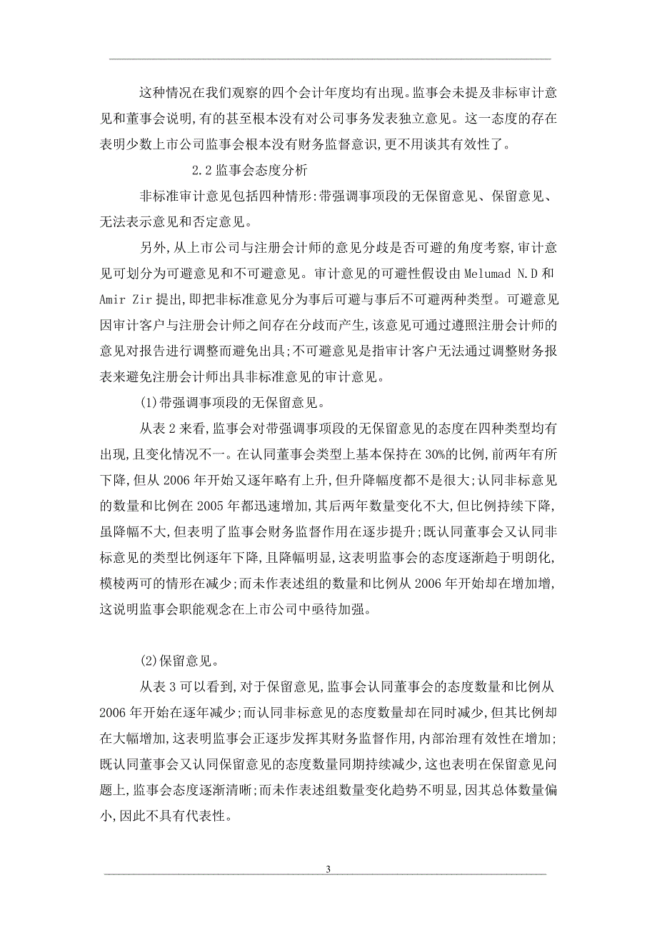 基于非标审计意见认同度的监事会有效性研究_第3页