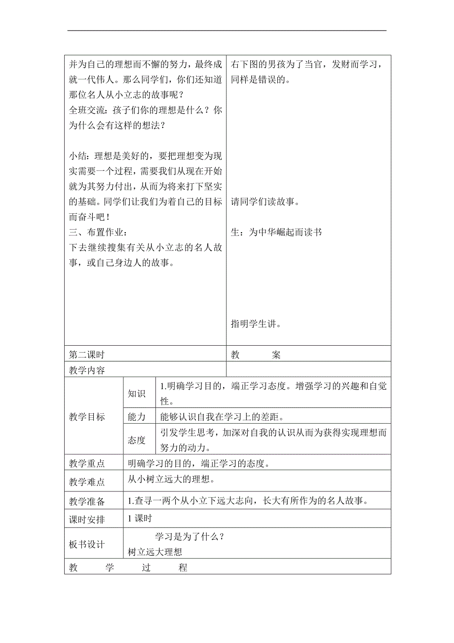 （未来版）三年级品德与社会上册教案 我们应该这样学_第2页