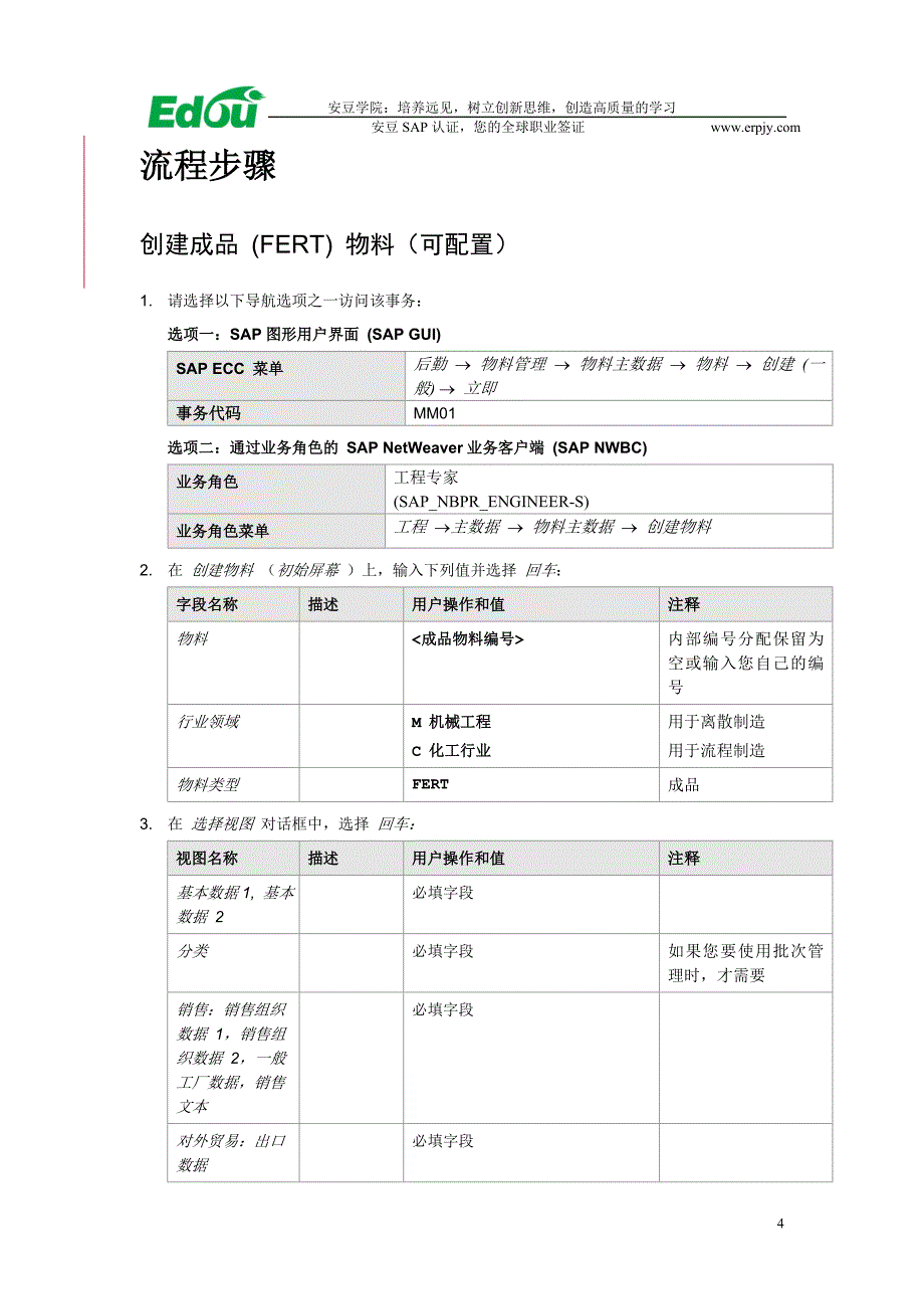 创建成品 (fert) 物料(可配置)_第4页