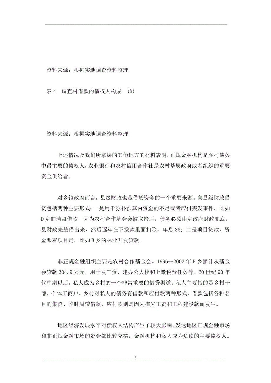 乡村债务的规模、结构、风险及效应分析_第3页