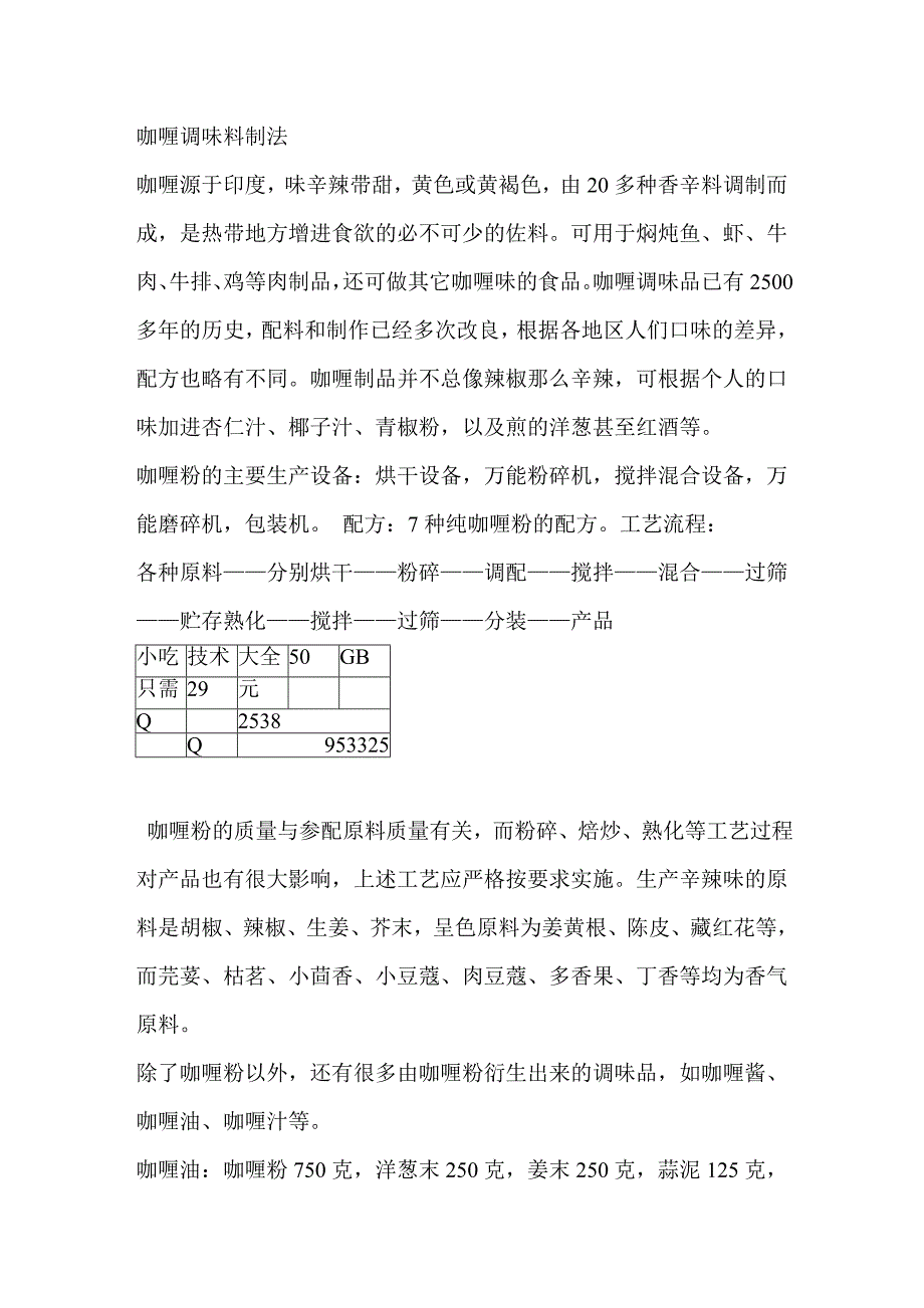 咖喱调味料制法_第1页