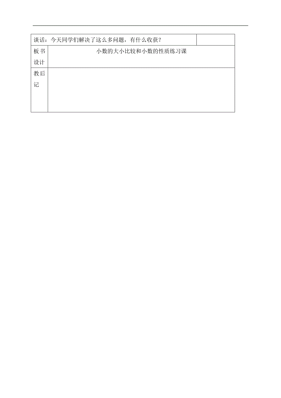 （青岛版）四年级数学下册教案 小数的大小比较和小数的性质练习_第3页