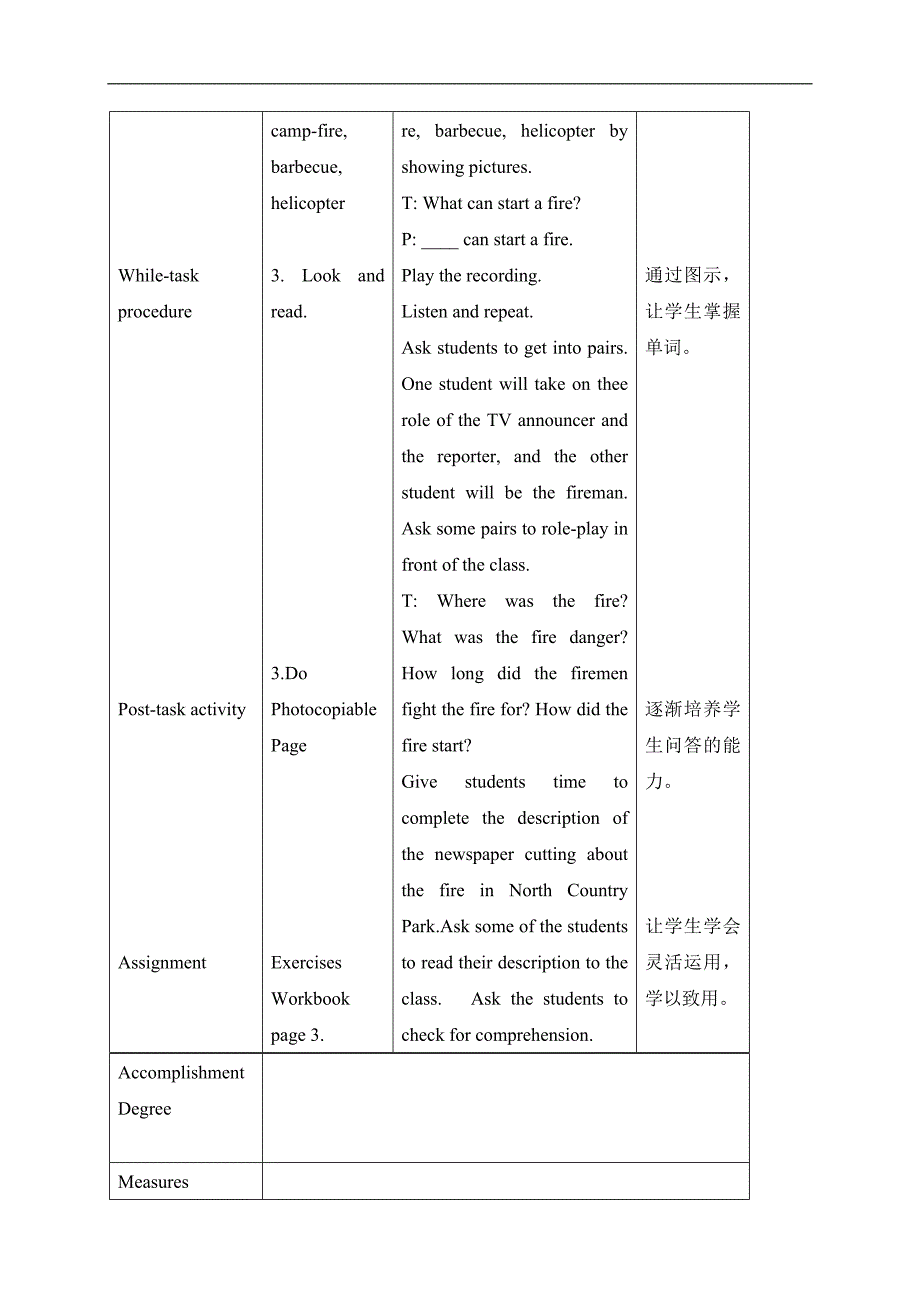（沪教版）牛津英语教案 6B Module1 Unit1(4)_第2页