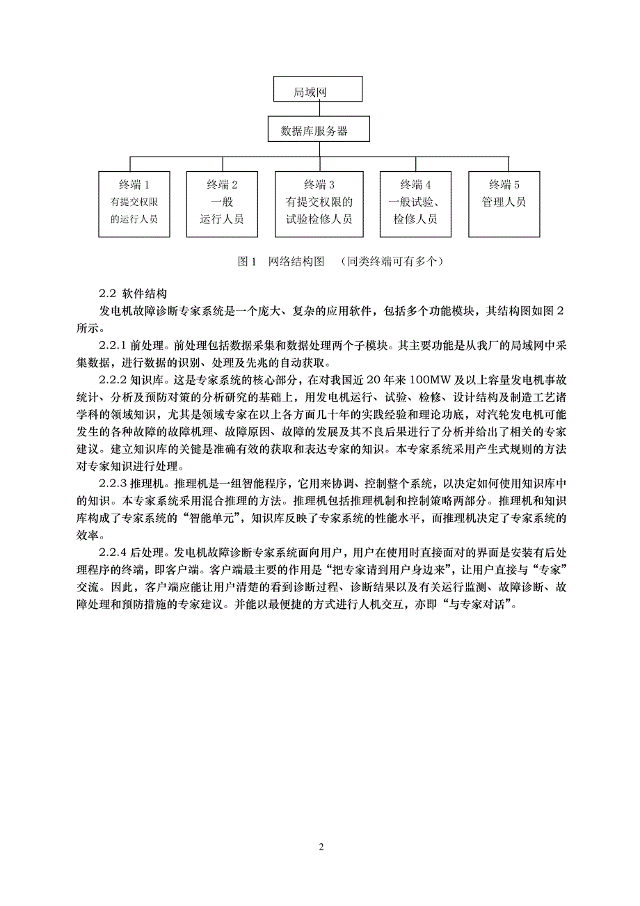 发电机故障诊断专家系统的开发与应用_第2页