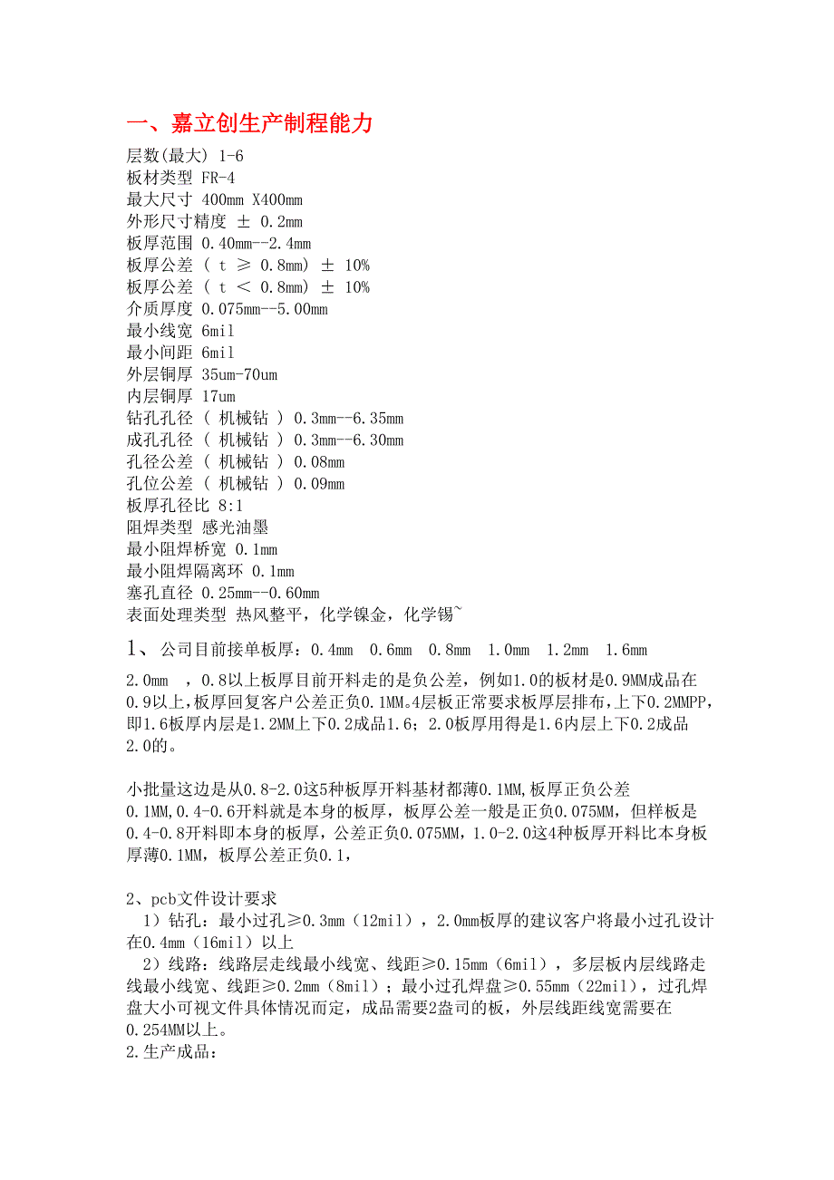 嘉立创--技术参数_第1页