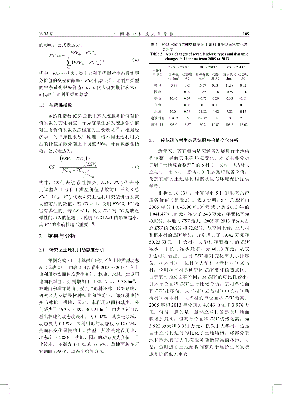 以林地为主的土地利用类型对生态系统服务功能影响研究_第3页