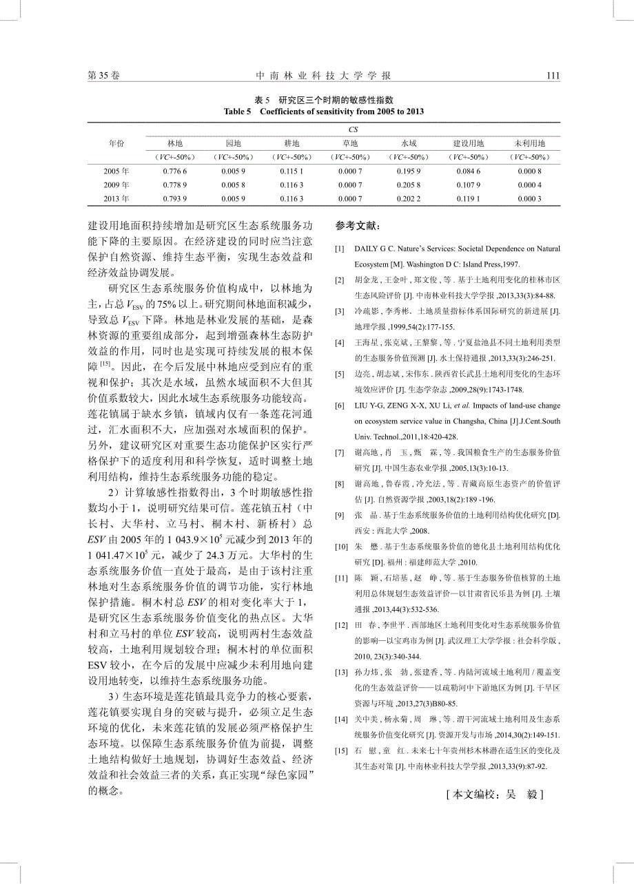 以林地为主的土地利用类型对生态系统服务功能影响研究_第5页