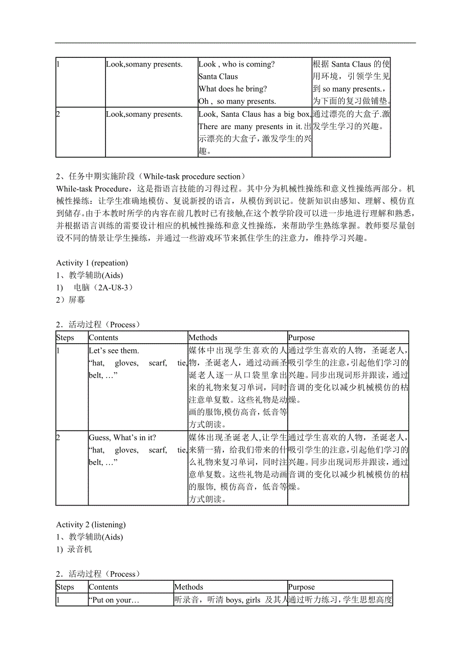 二年级英语教案 沪教版牛津英语2A Unit 8 Clothes 4_第2页