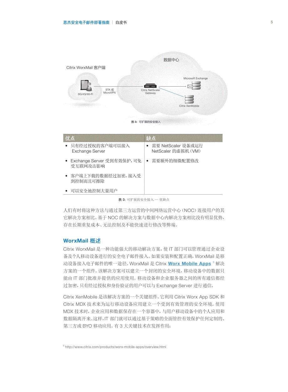 思杰安全电子邮件部署指南 白皮书_第5页