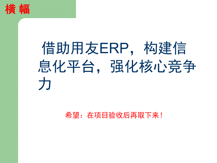 erp-《项目启动》_第1页