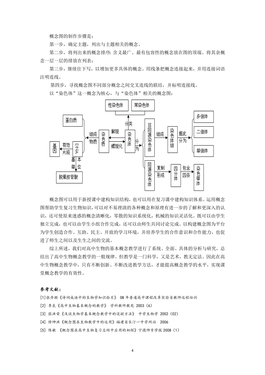 高中生物论文《高中生物概念的有效性教学》(1)_第4页