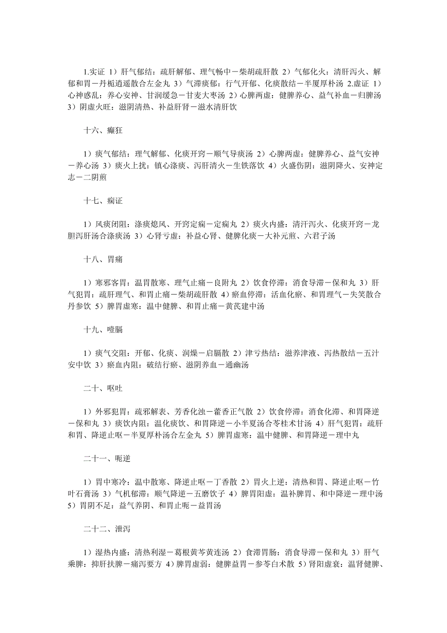 中医内科学核心笔记_第3页