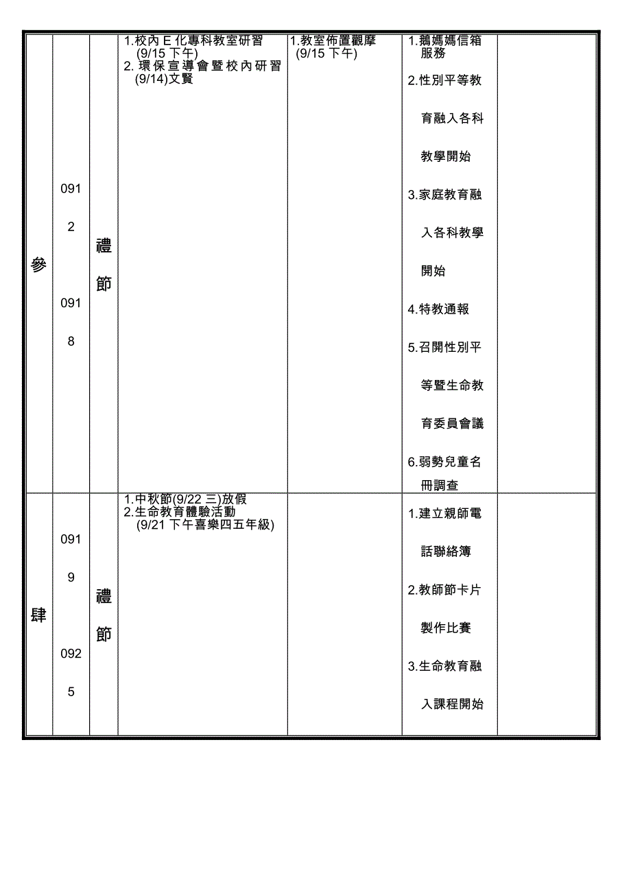 彰化县新生国民小学九十九学年度下学期行事历_第2页