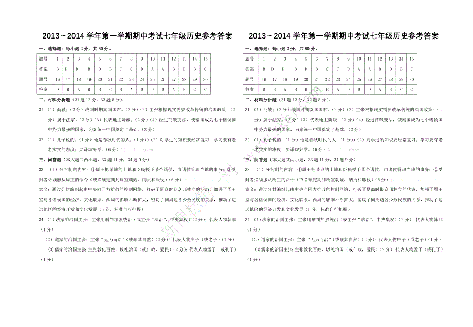 试题七年级历史试卷_第3页