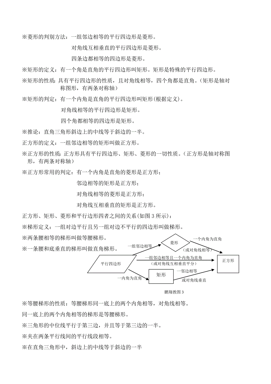 初三数学知识点归纳_第4页