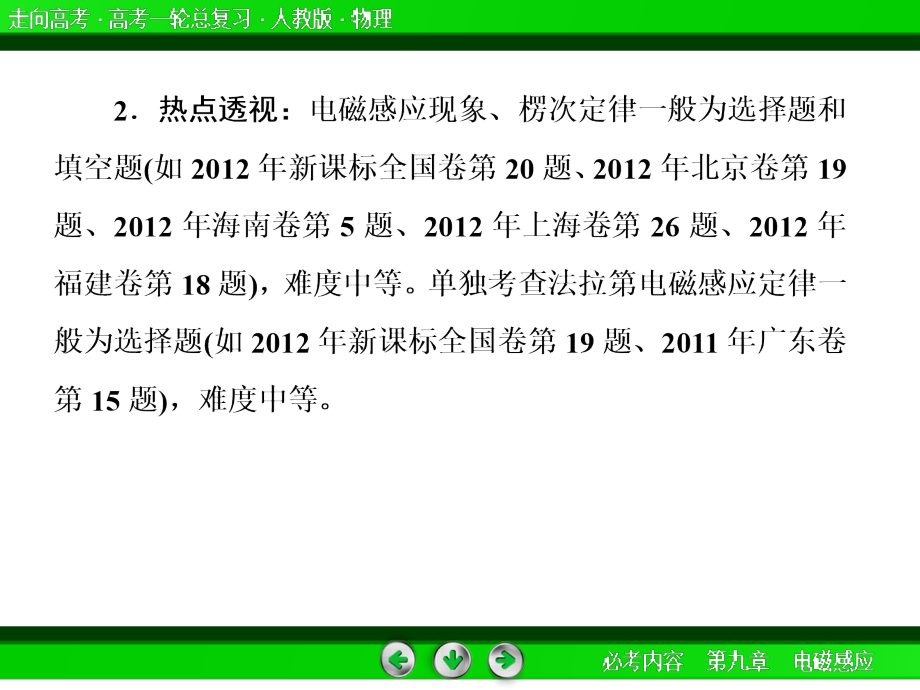 2013年最新高中物理精品教学课件：电磁感应现象 楞次定律 71张_第4页