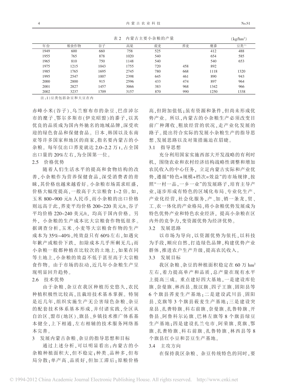 发展内蒙古杂粮产业的思考_第4页
