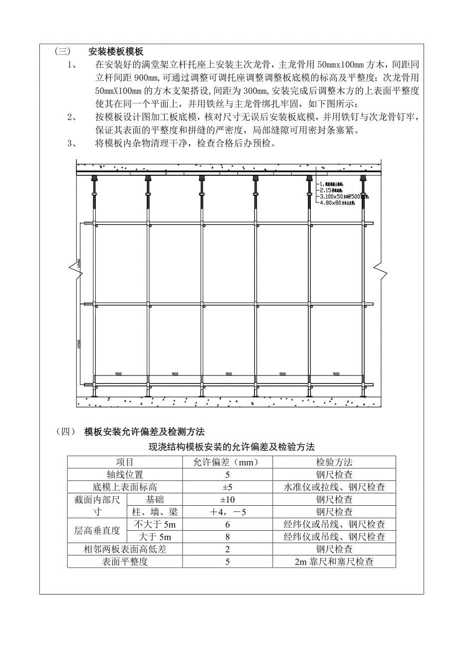 高层框剪结构梁、板、柱模板加固方案_第5页