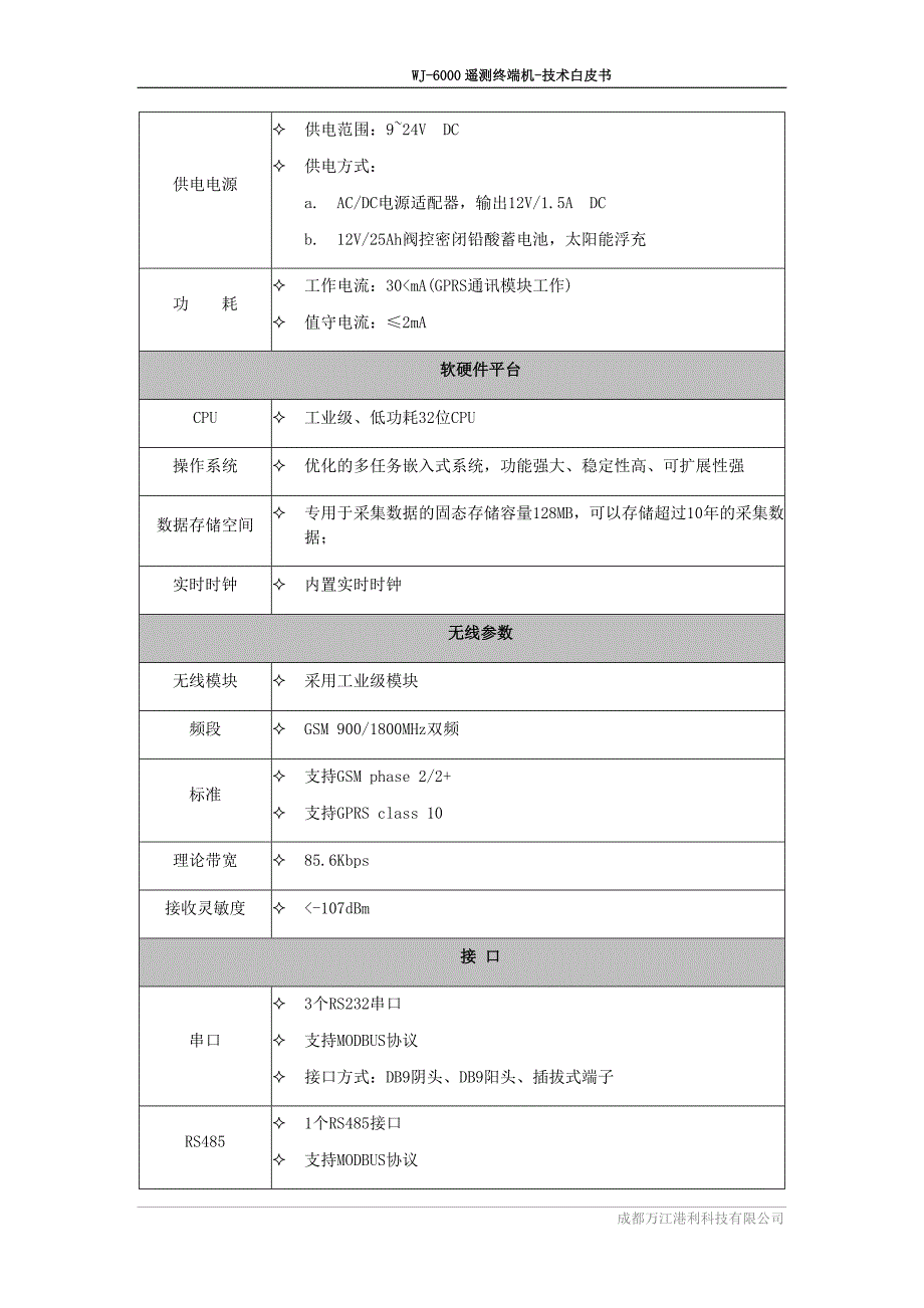 微功耗数据采集终端设备-遥测终端机_第4页