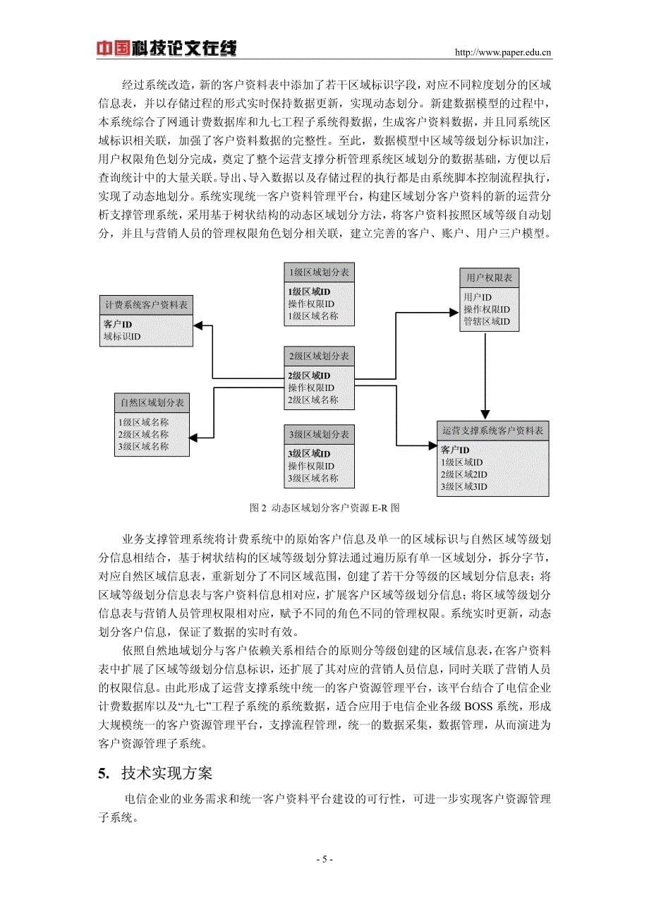 基于动态区域划分客户资源的电信业务支撑系统的研究_第5页