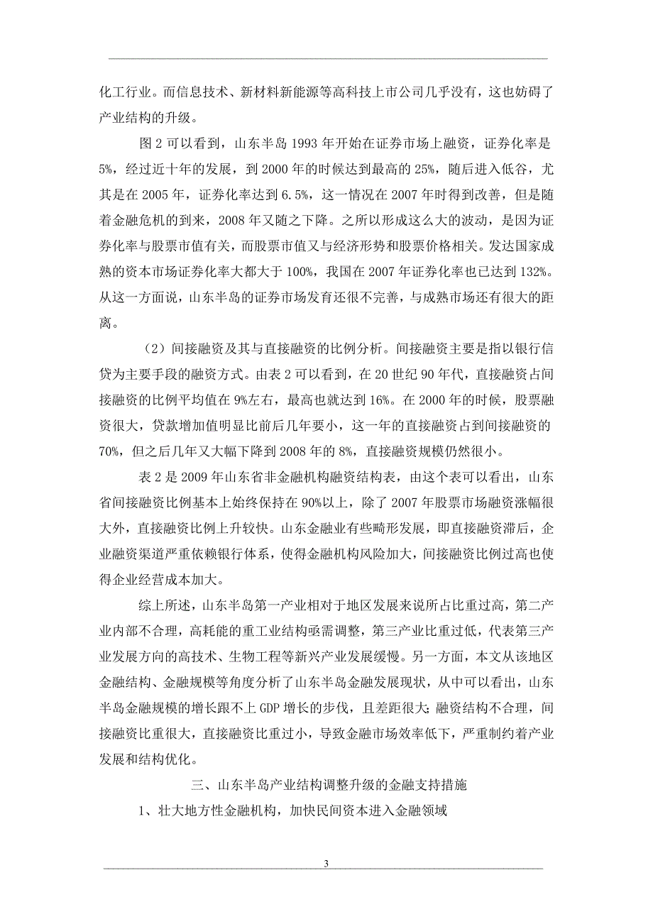 浅析山东半岛产业升级的金融支持_第3页