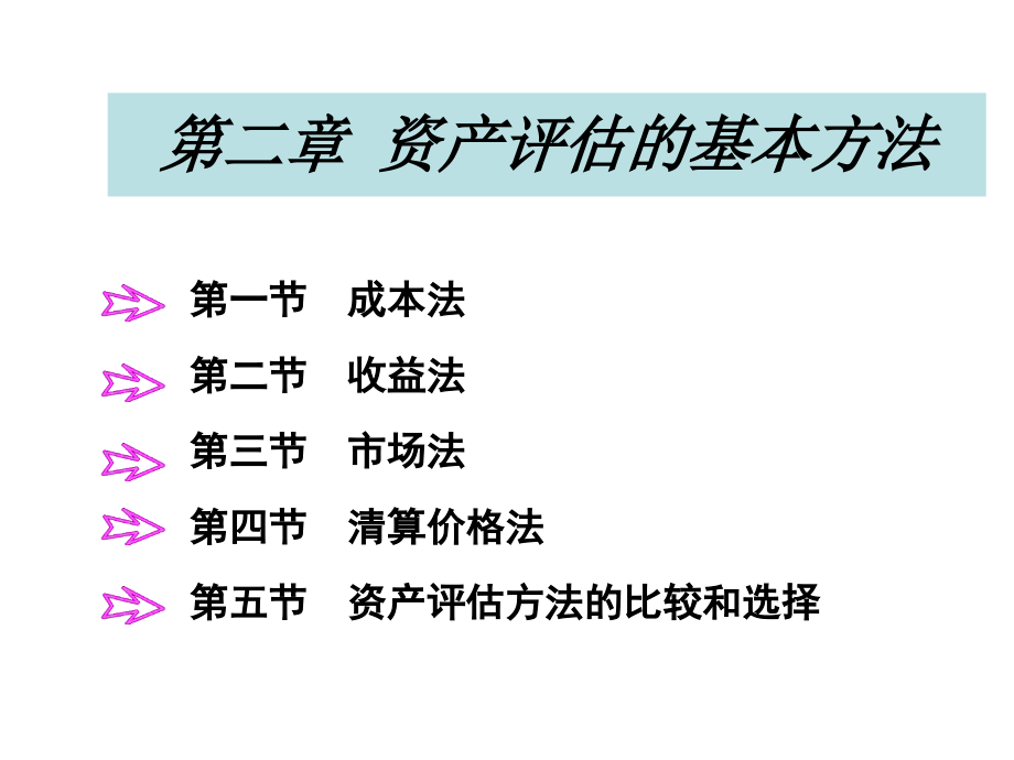 第二章资产评估方法_第1页