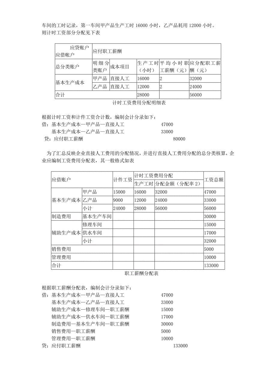 工资费用的核算_第5页