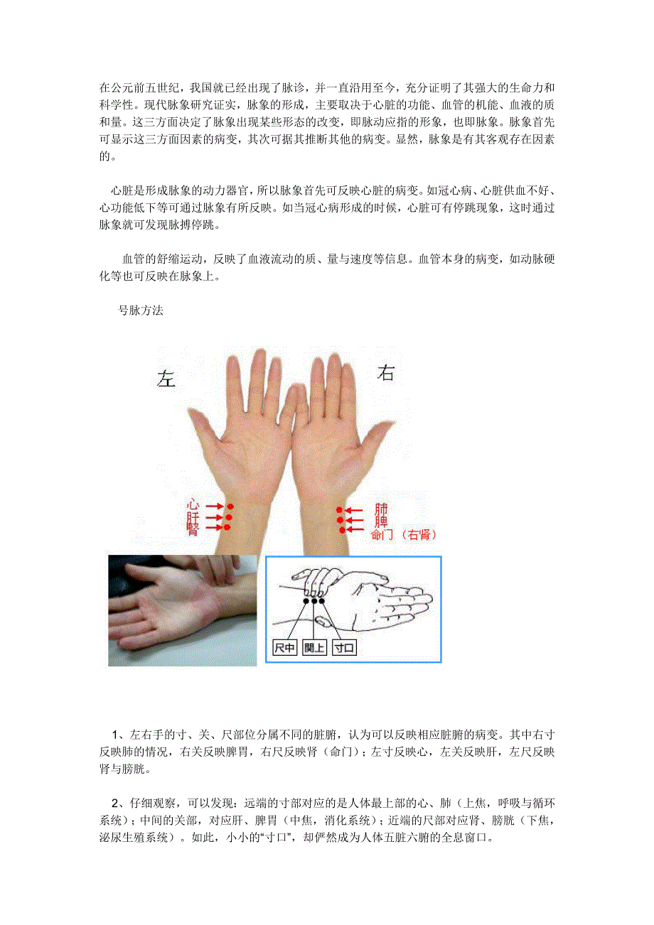 如何学习中医脉诊_第1页