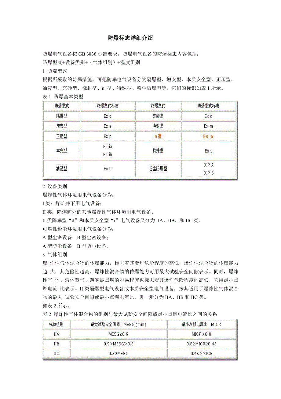 防爆标志详细介绍_第1页