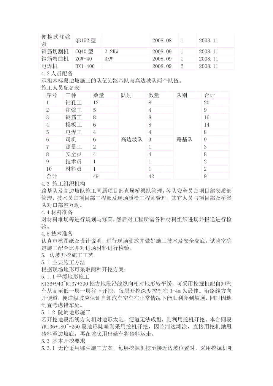 锚杆格子梁施工方案_第3页