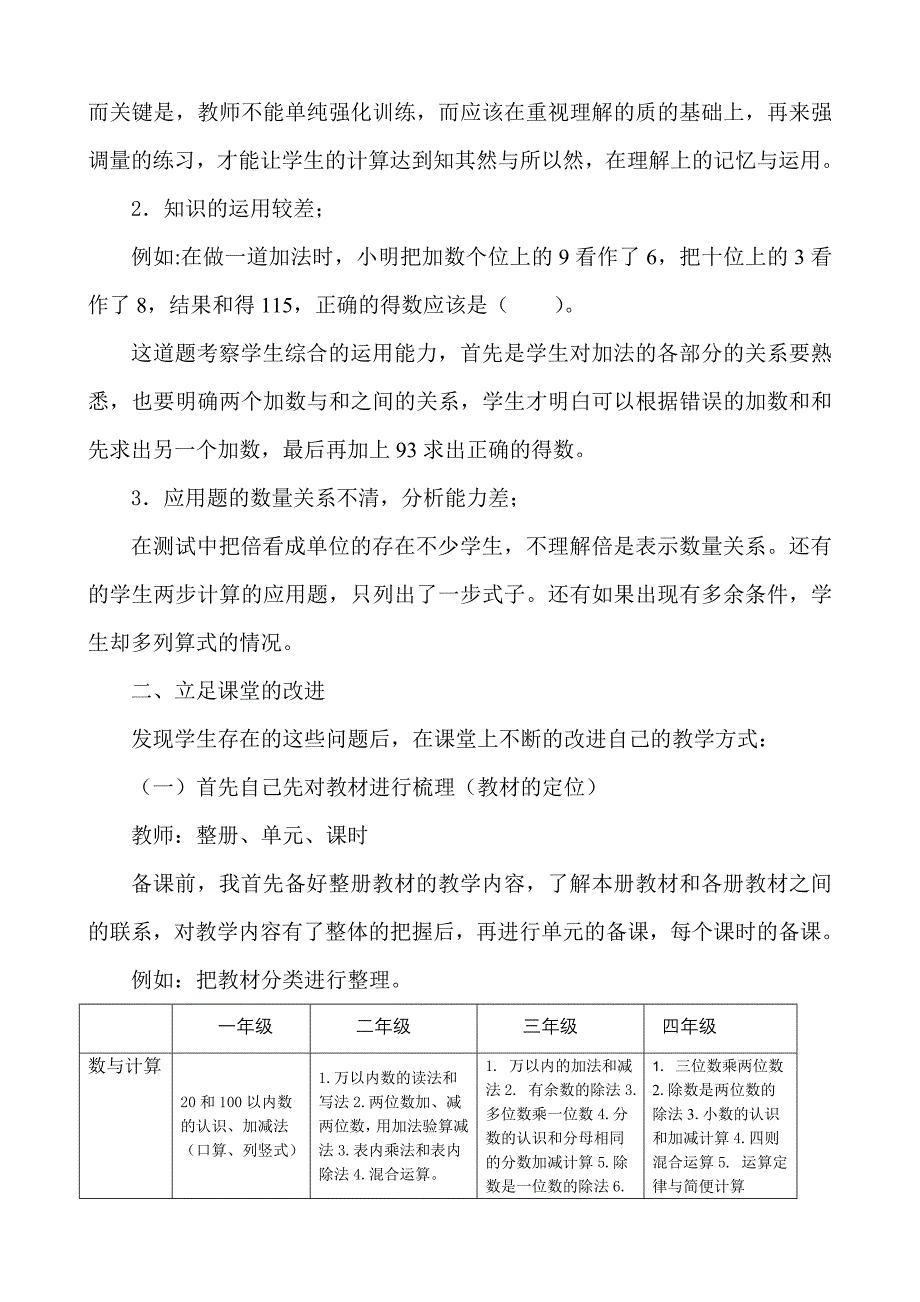 天桃实验学校（荣和）罗裕论文《在问题中反思，在改进中成长》_第2页