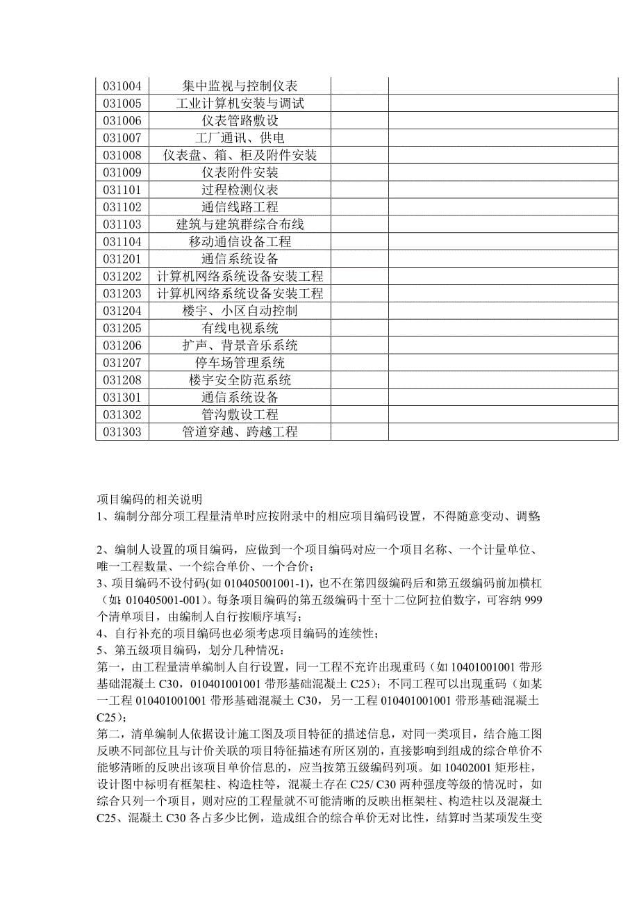 工程量清单项目编码_第5页