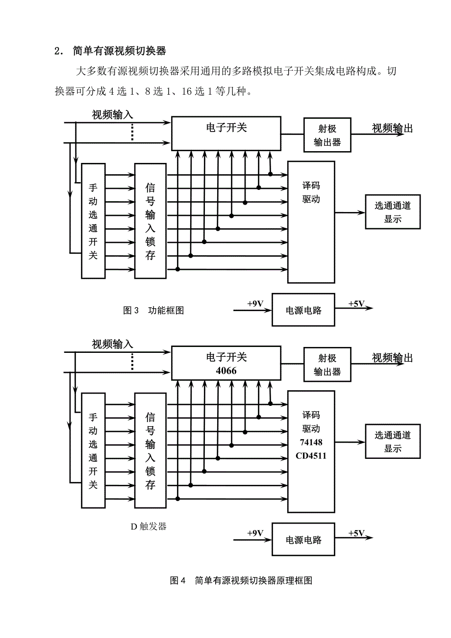 视频技术基础课程设计(视频切换器)12.13_第3页