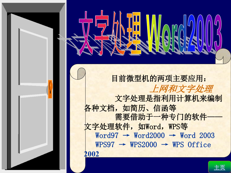 中文word2000课件[精华]_第1页