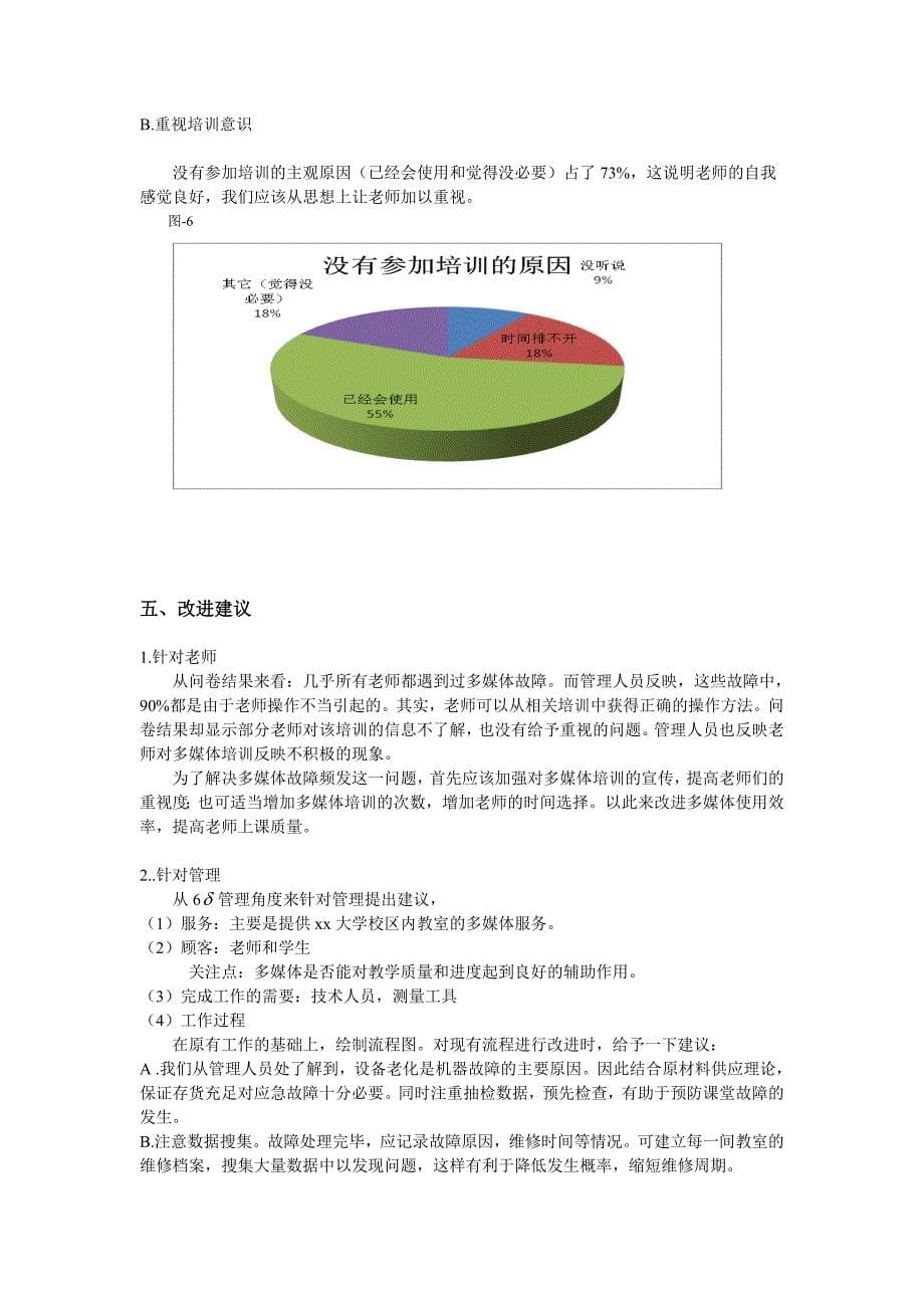 质量管理实例大学多媒体使用情况管理_第5页