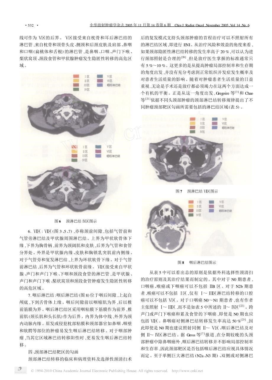 头颈部肿瘤颈部淋巴结分区及其靶区的勾画_第5页
